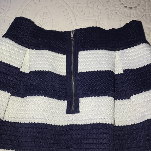 Macy’s bandage skirt, blue and white striped - Picture 8 of 8